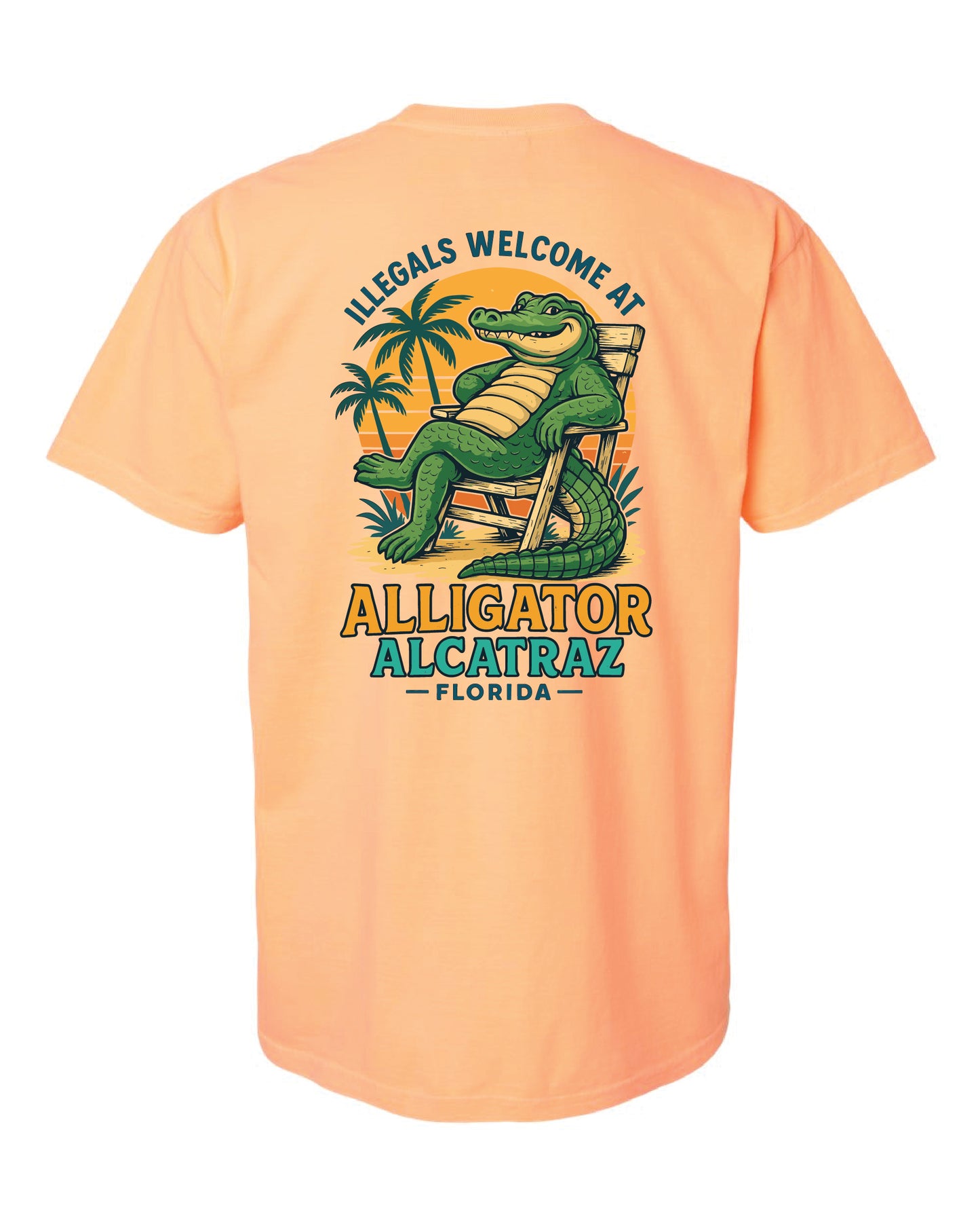 Alligator Alcatraz – Unisex Graphic Tee Comfort Colors® 1717