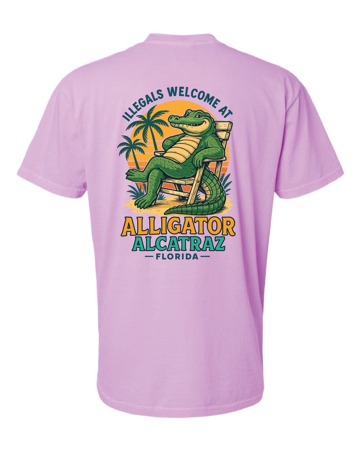 Alligator Alcatraz – Unisex Graphic Tee Comfort Colors® 1717