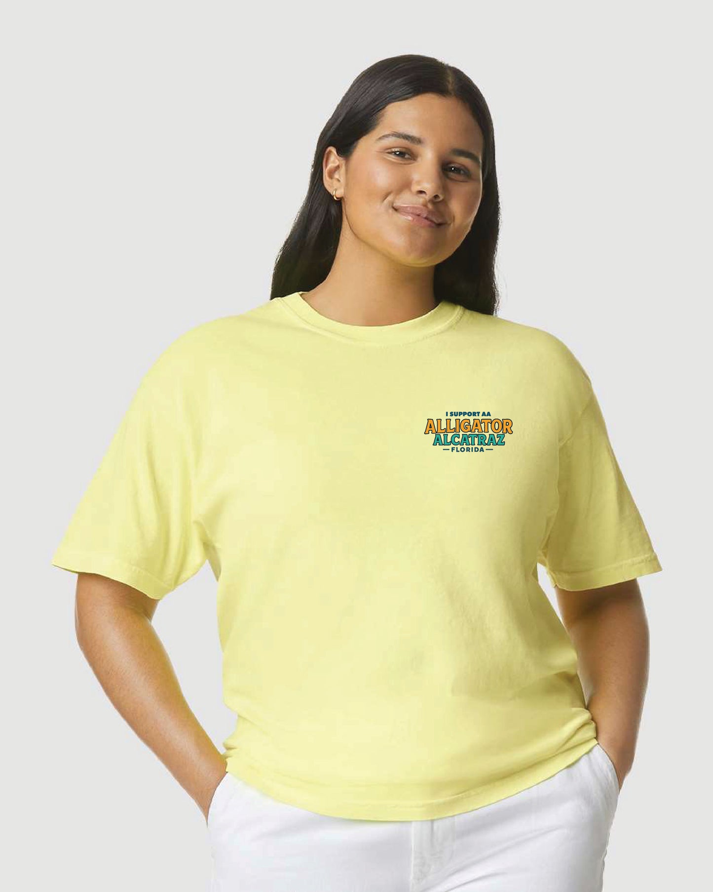 Alligator Alcatraz – Unisex Graphic Tee Comfort Colors® 1717