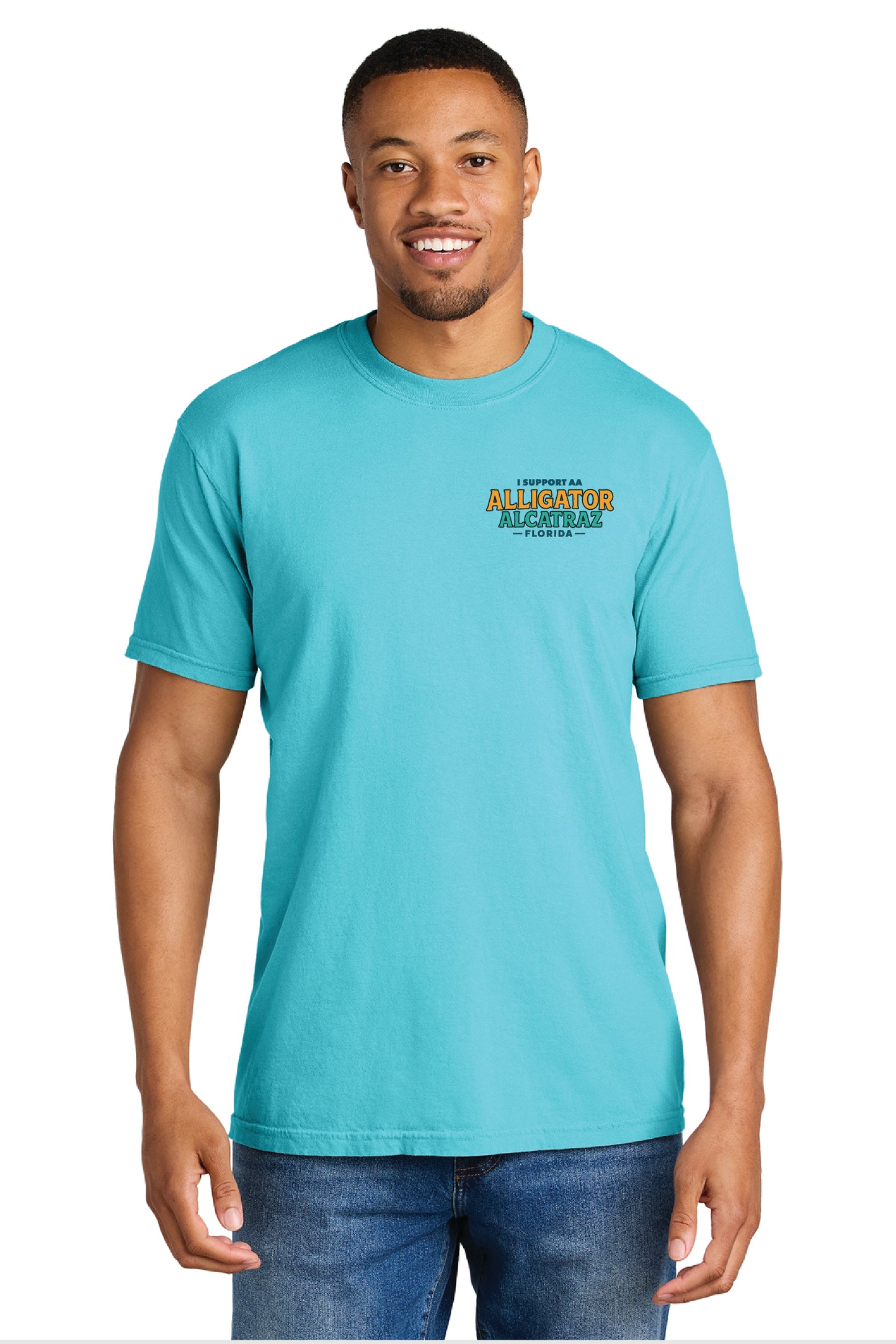 Alligator Alcatraz – Unisex Graphic Tee Comfort Colors® 1717