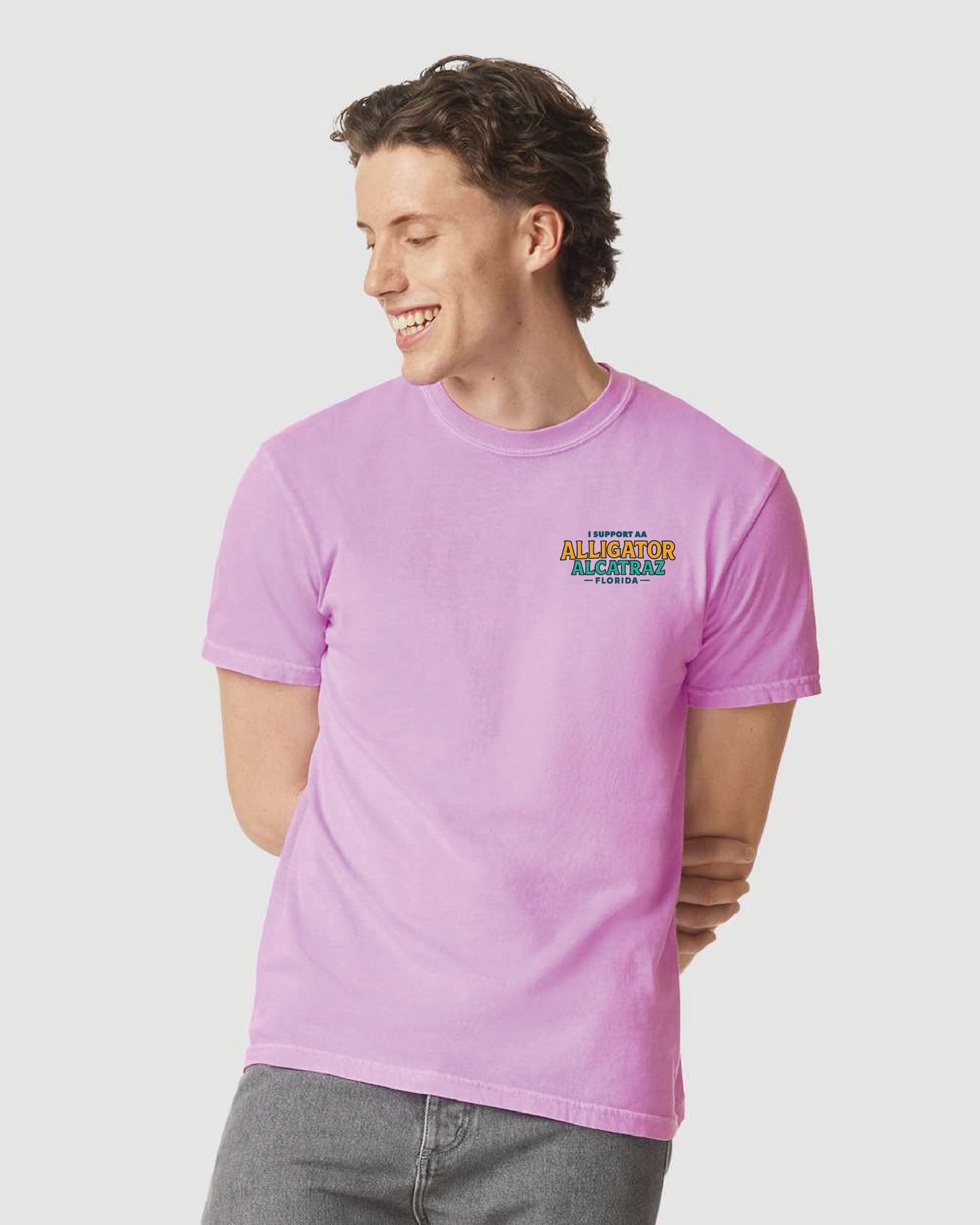 Alligator Alcatraz – Unisex Graphic Tee Comfort Colors® 1717