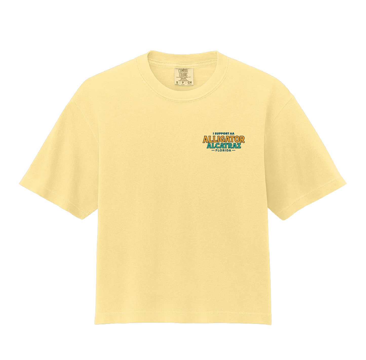 Alligator Alcatraz – Women’s Boxy Tee Comfort Colors® 3023