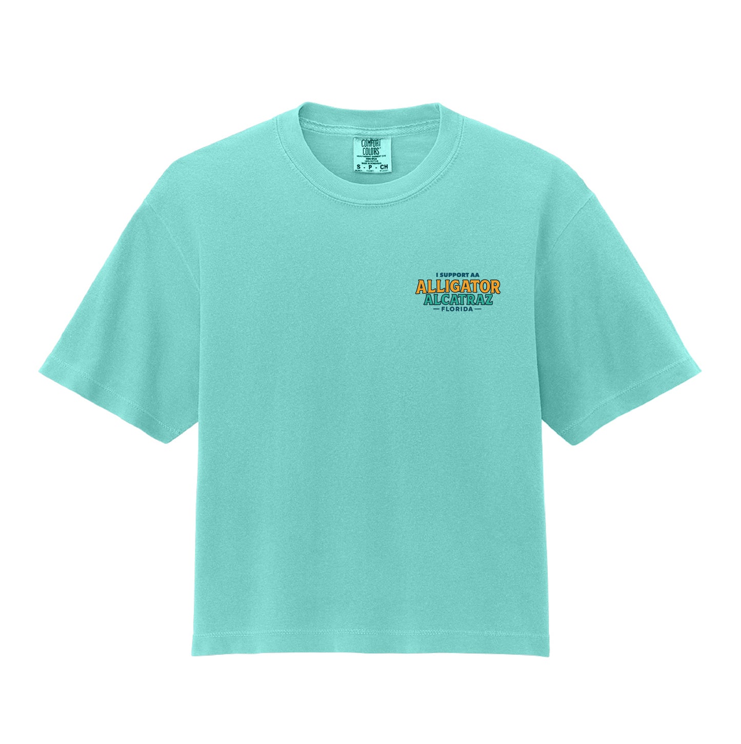 Alligator Alcatraz – Women’s Boxy Tee Comfort Colors® 3023