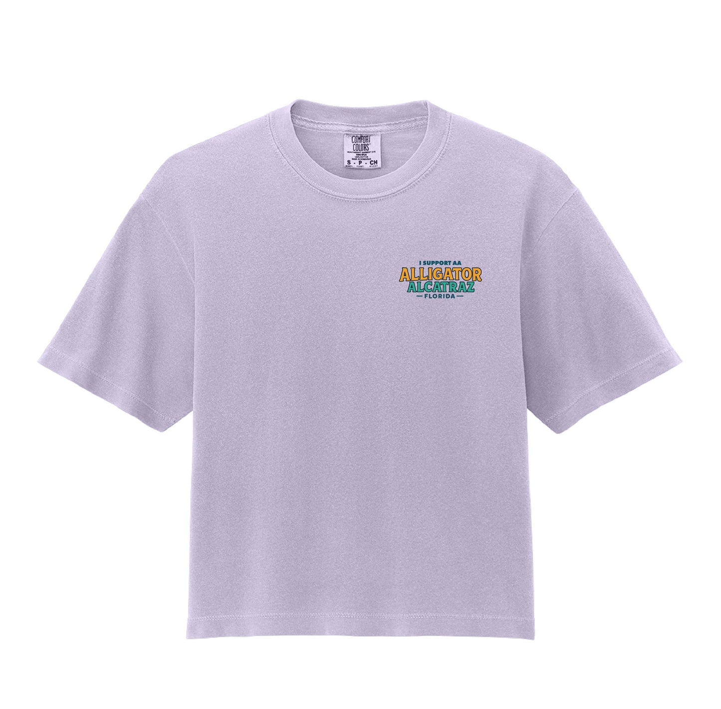 Alligator Alcatraz – Women’s Boxy Tee Comfort Colors® 3023