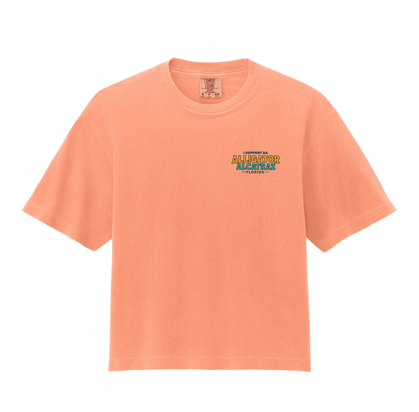 Alligator Alcatraz – Women’s Boxy Tee Comfort Colors® 3023