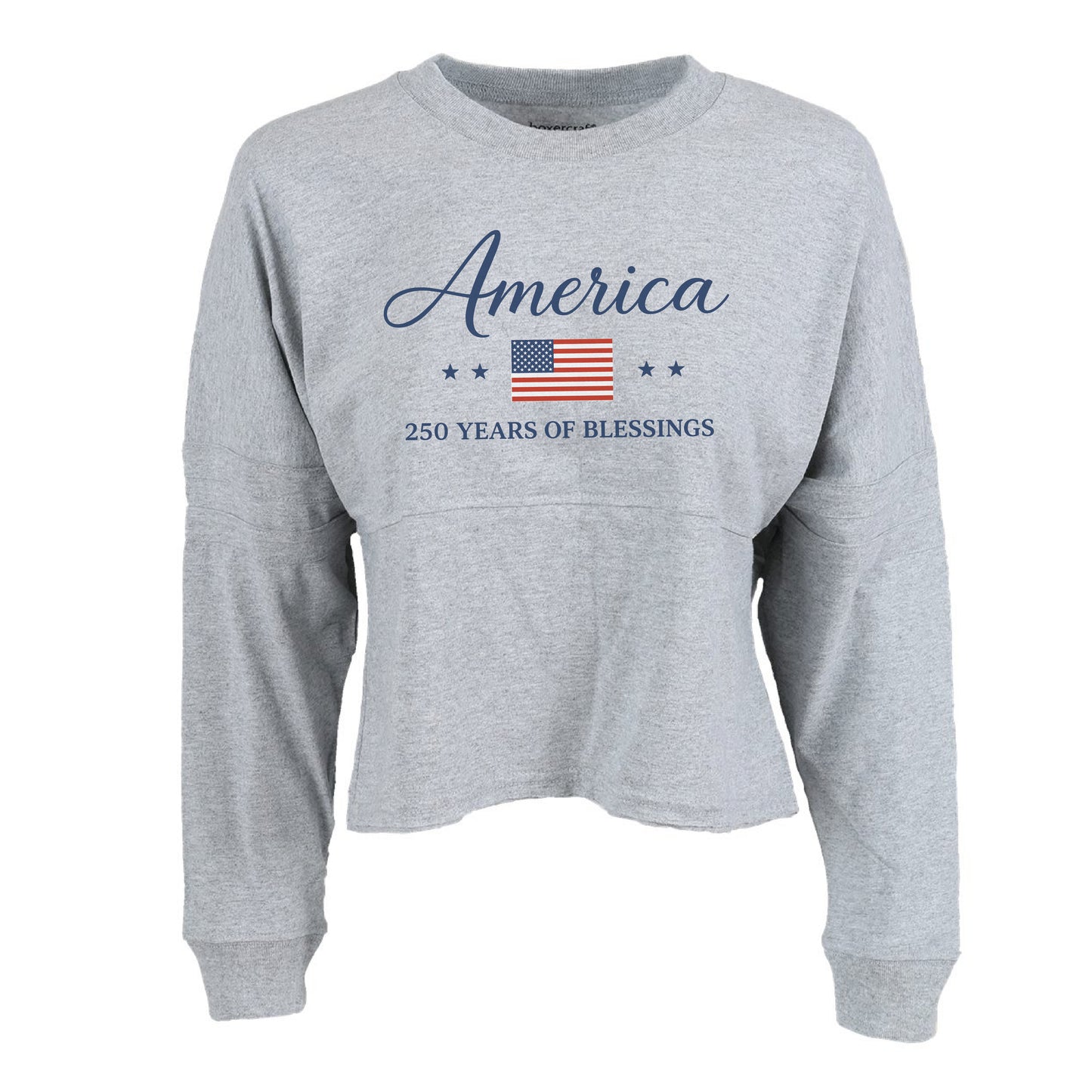 America 250 Years of Blessings – Women's Cropped Retro Jersey