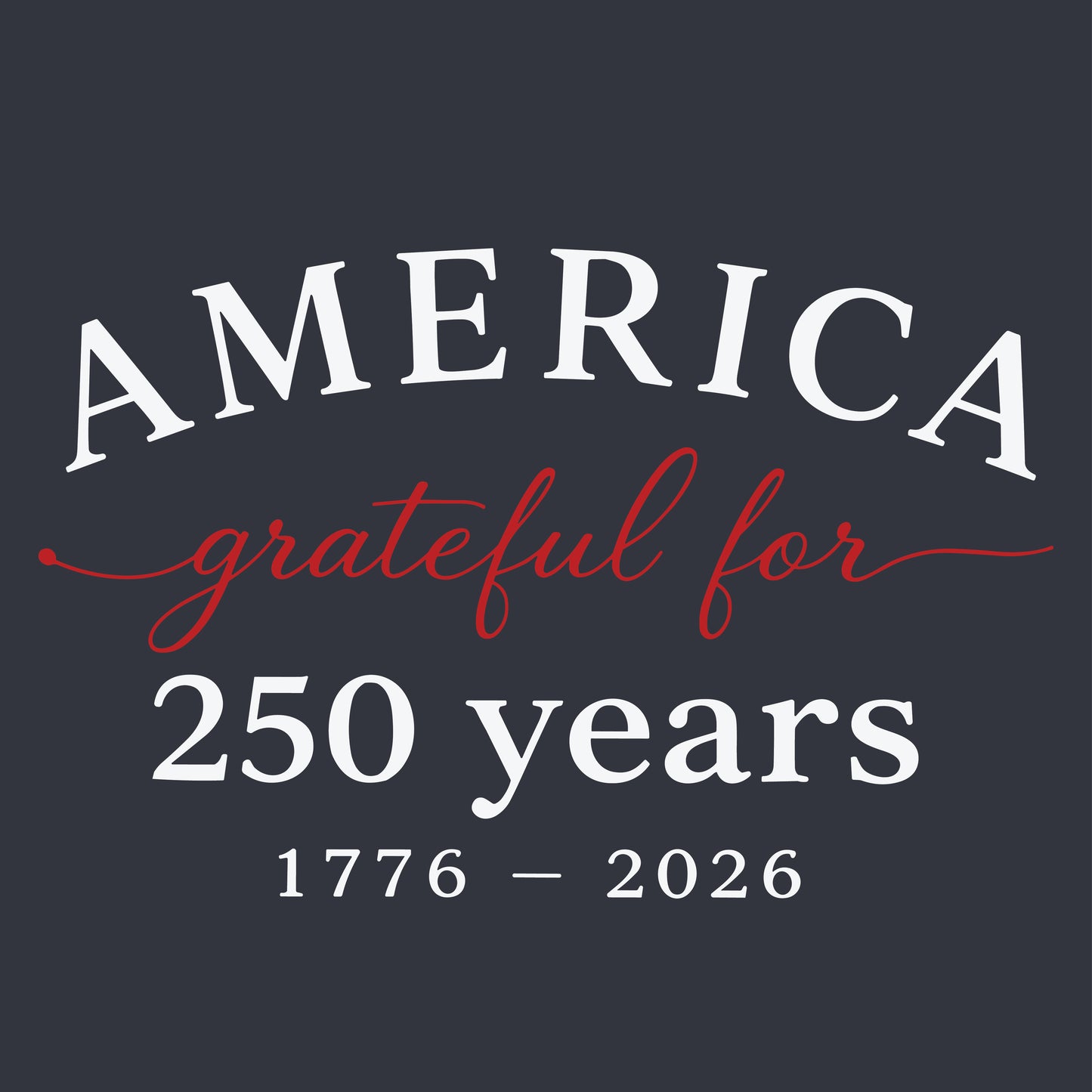America Grateful for 250 Years Women's Racerback Crop Tank