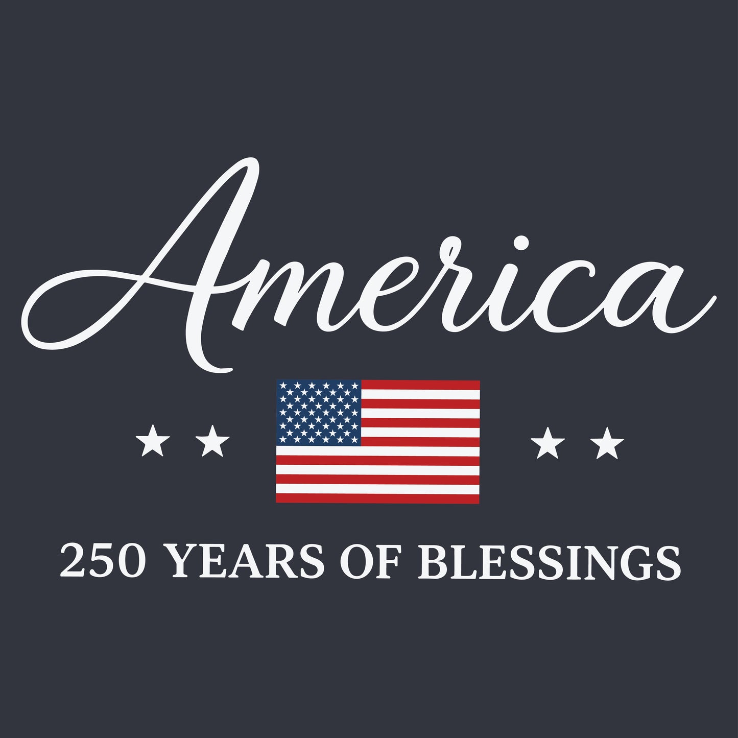 America 250 Years of Blessings Women's Racerback Crop Tank