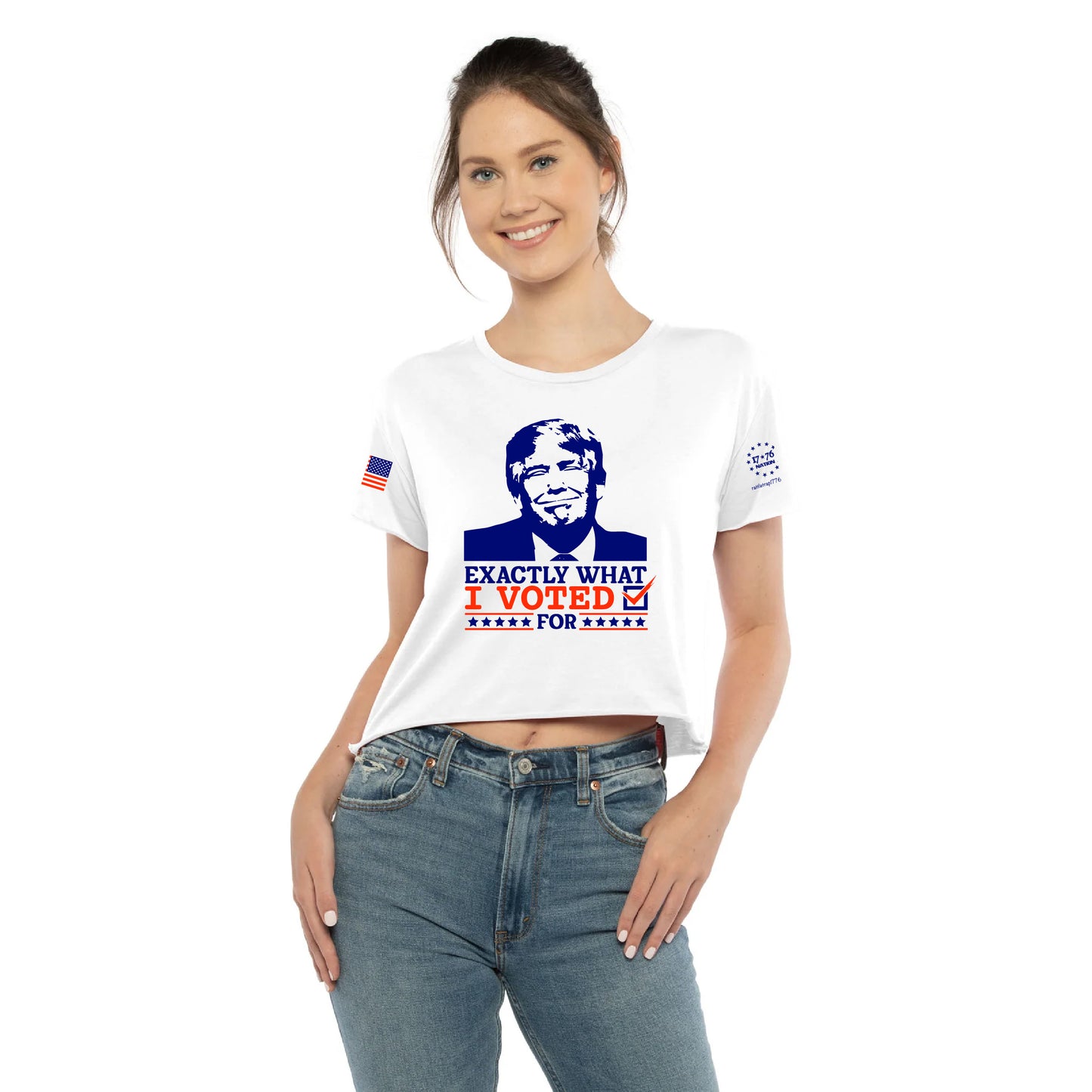 EXACTLY What I Voted For – Women's Festival Crop Top