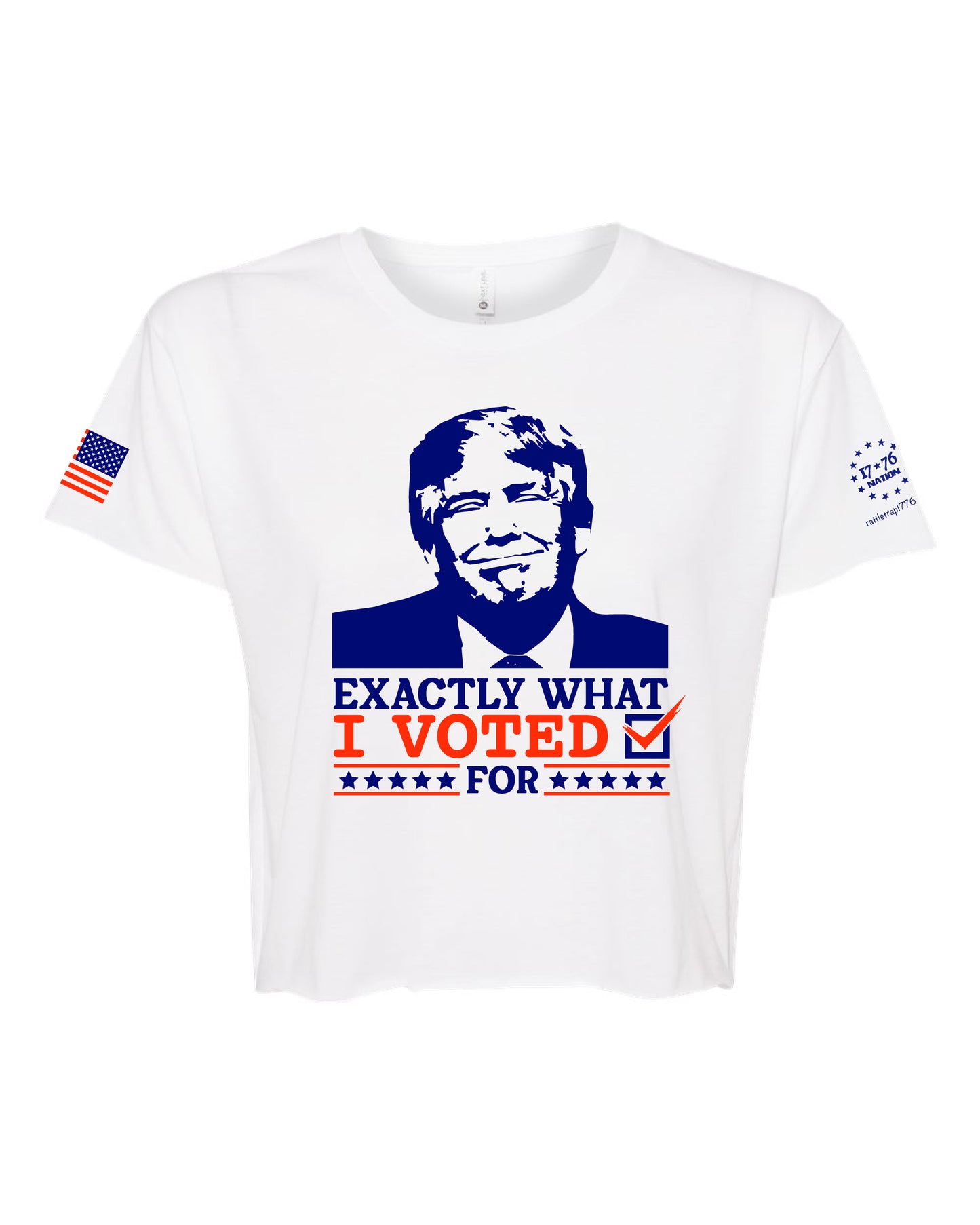 EXACTLY What I Voted For – Women's Festival Crop Top