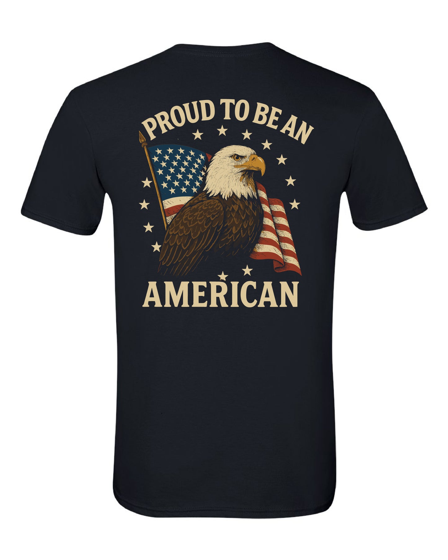 “Proud to Be an American” Tee – Rattletrap 1776 Edition