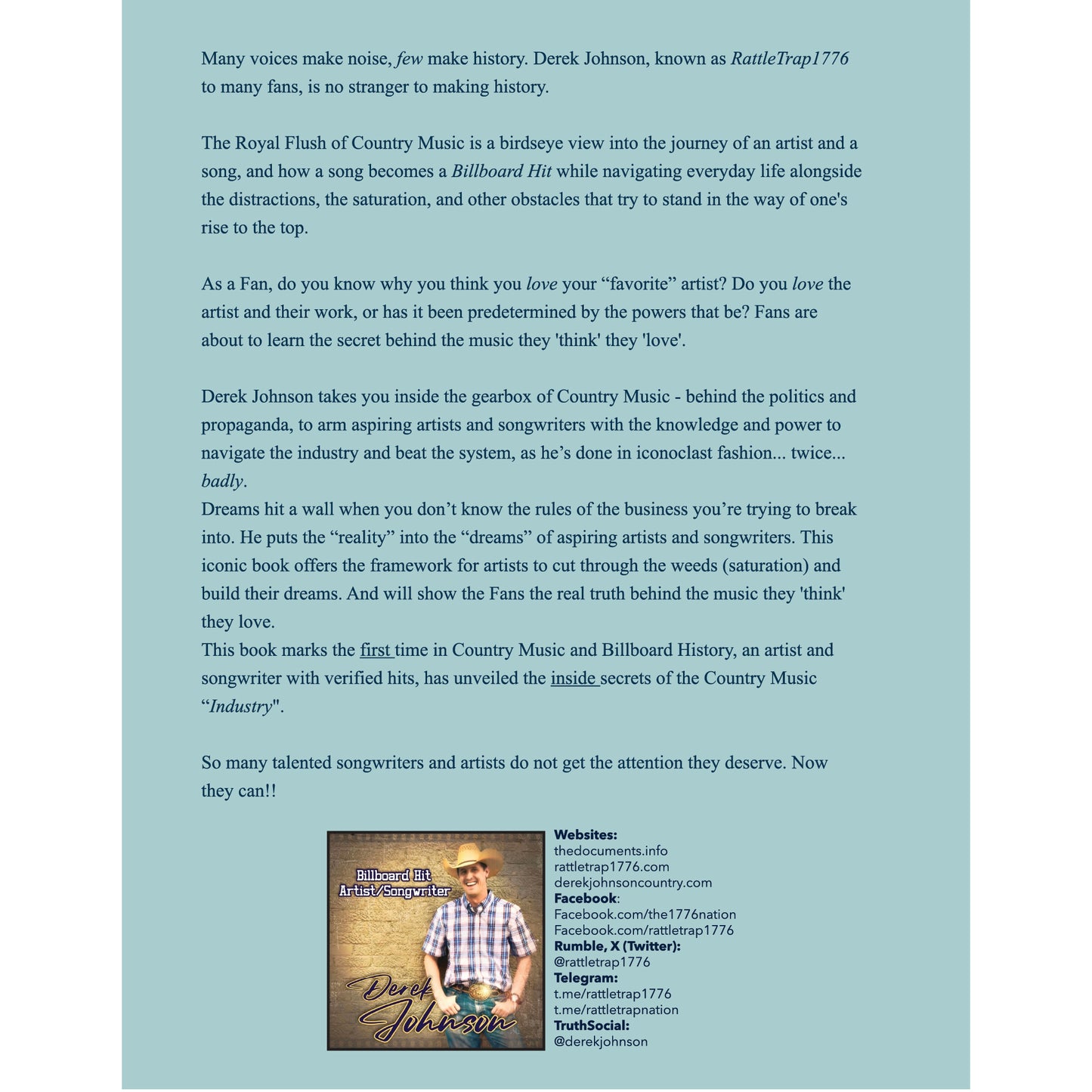 The Royal Flush of Country Music by Derek Johnson