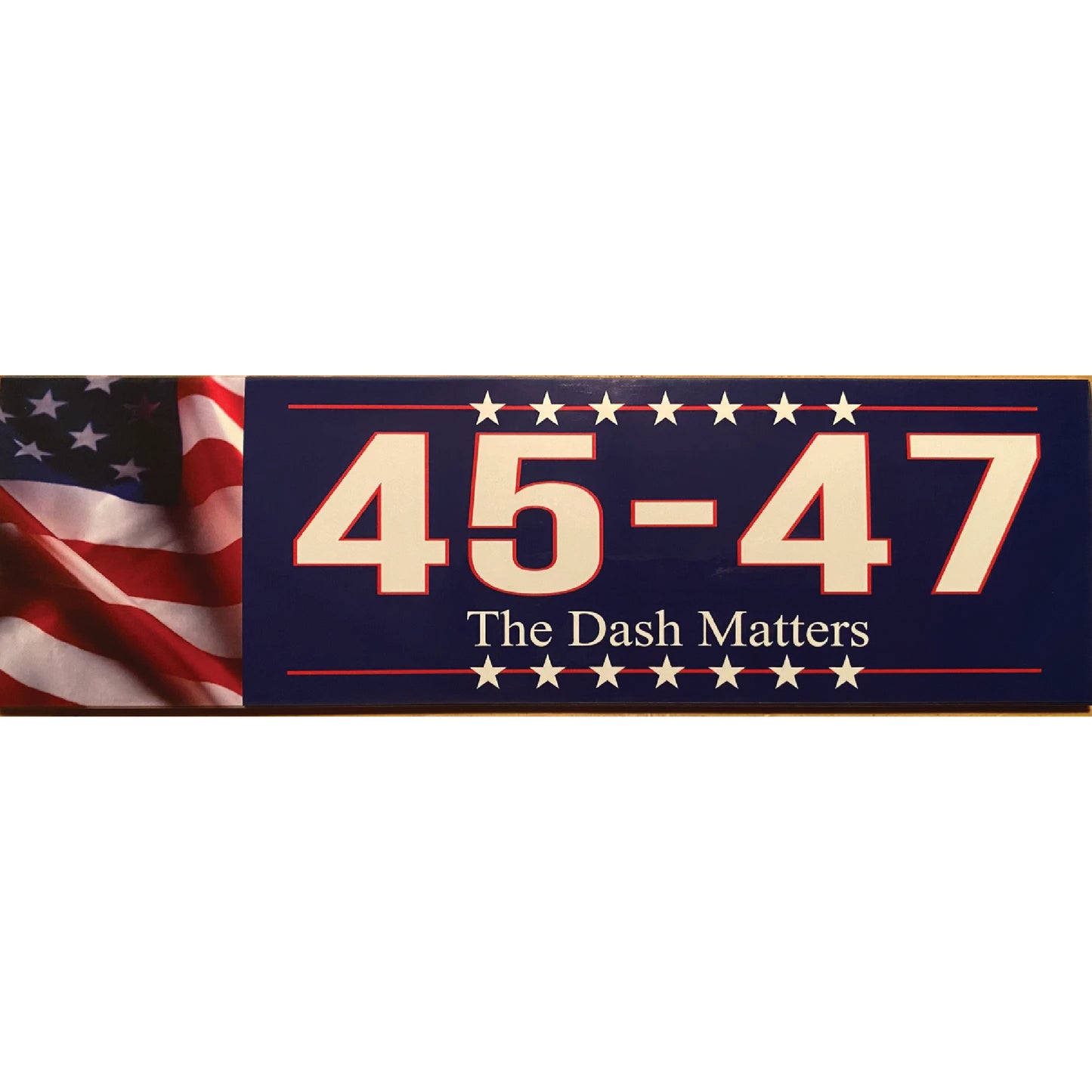 45 - 47, The DASH Matters, Bumper Sticker
