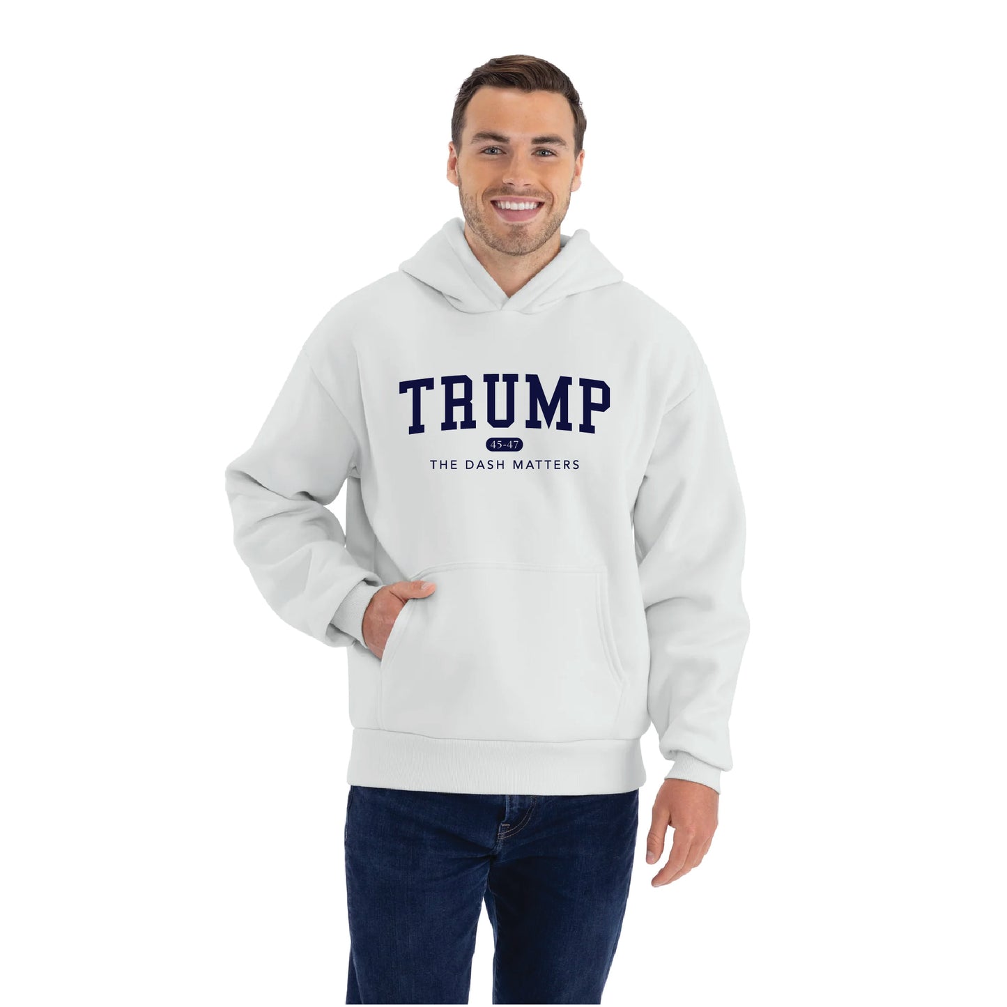 TRUMP 45-47 Alumni Collection - Mens 10 oz. Heavyweight Fleece Hoodie