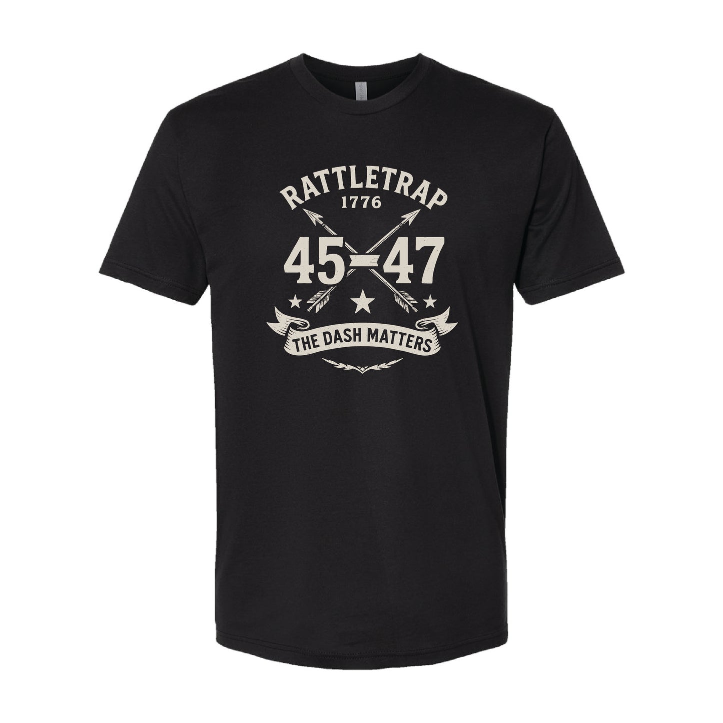 45–47  The Dash Matters — Rattletrap 1776 Tee