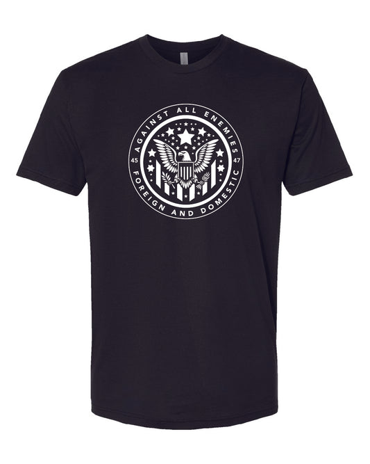 Against All Enemies Foreign and Domestic Graphic T-shirt - BLACK