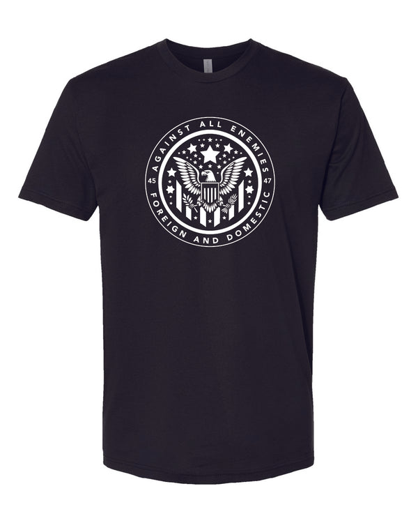 Against All Enemies Foreign and Domestic Graphic T-shirt - BLACK ...