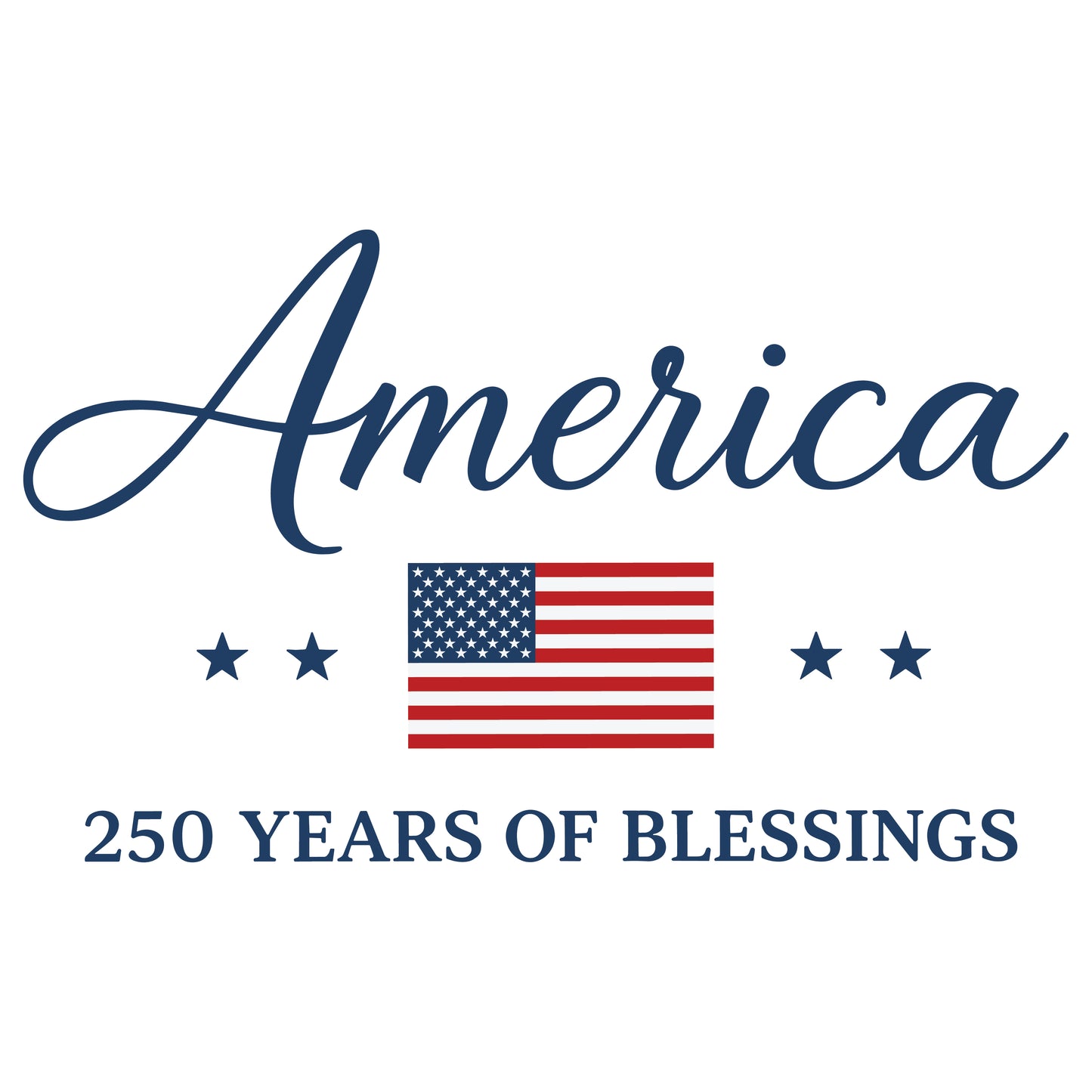 America 250 Years of Blessings Women's Heavyweight Boxy Tee