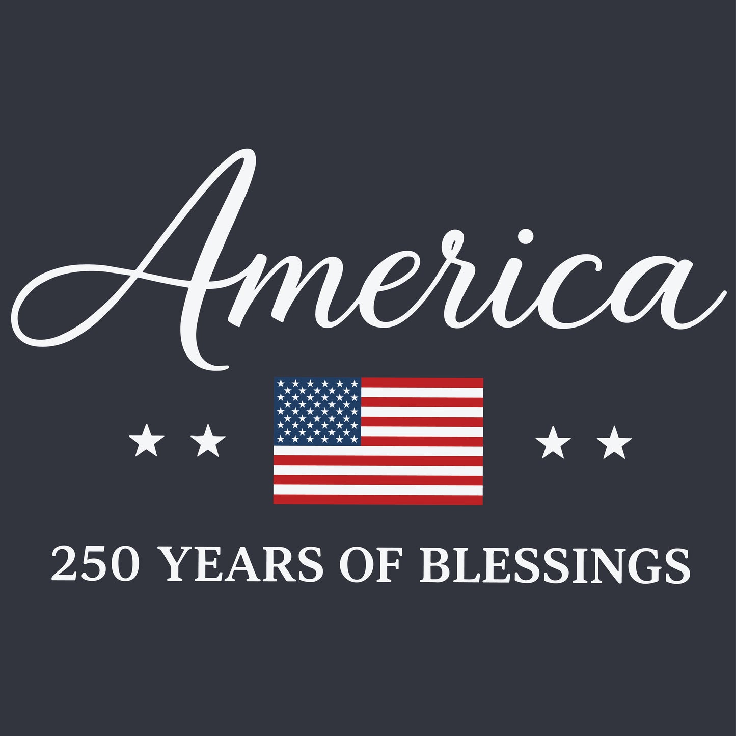 America 250 Years of Blessings Women's Heavyweight Boxy Tee