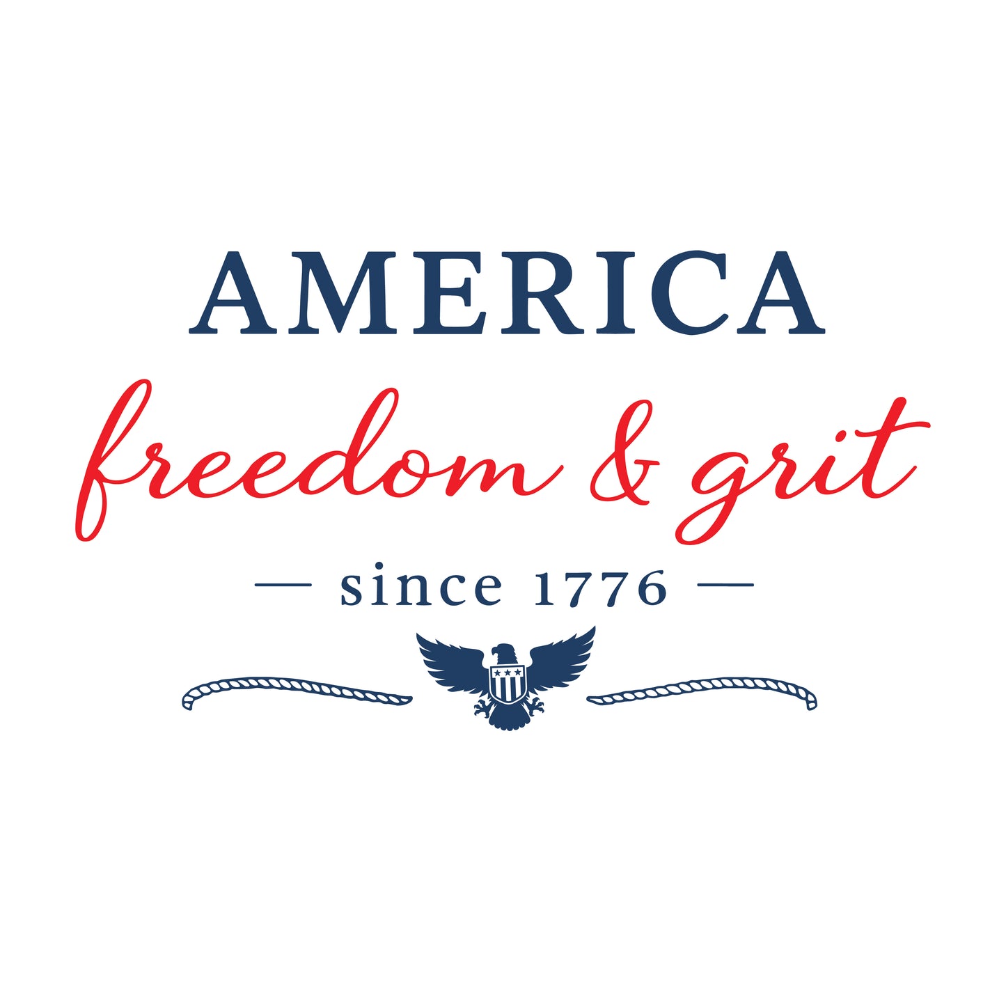 America Freedom & Grit Since 1776 Women's Racerback Crop Tank
