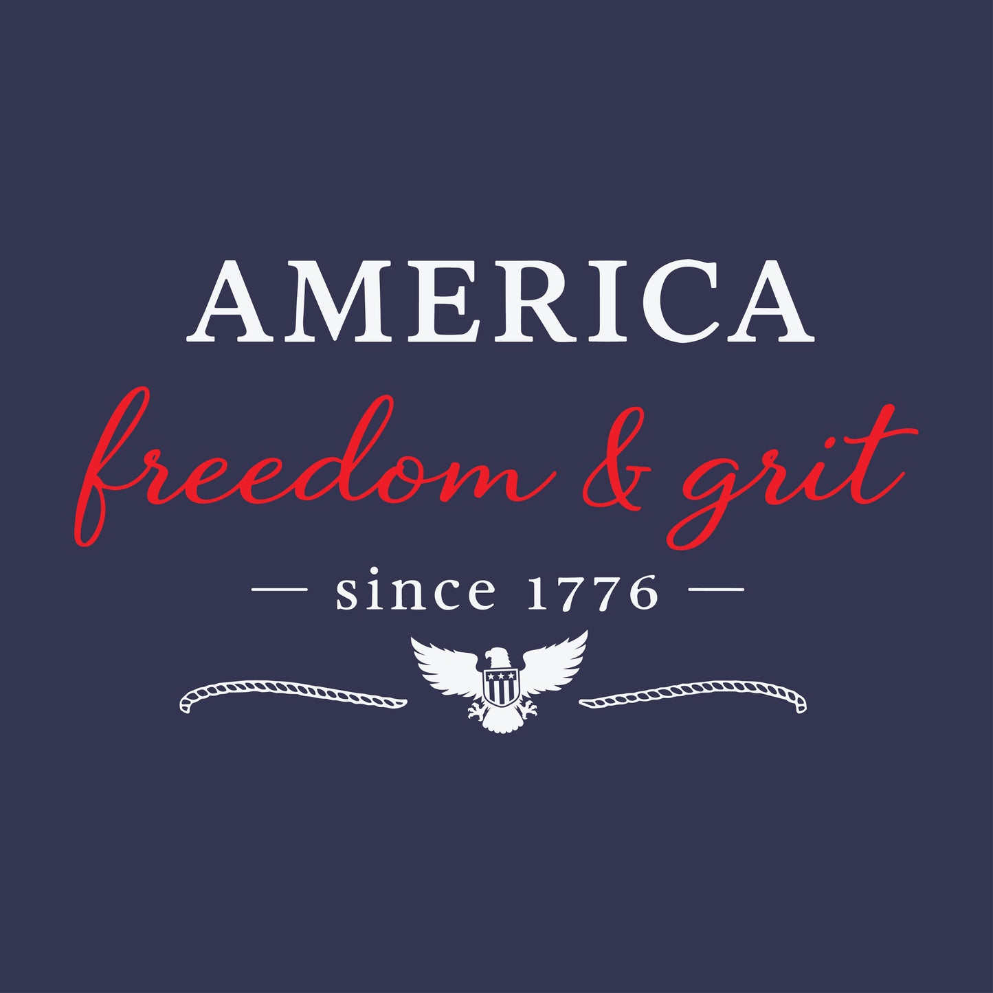 America Freedom & Grit Since 1776 Women's Cropped Retro Jersey