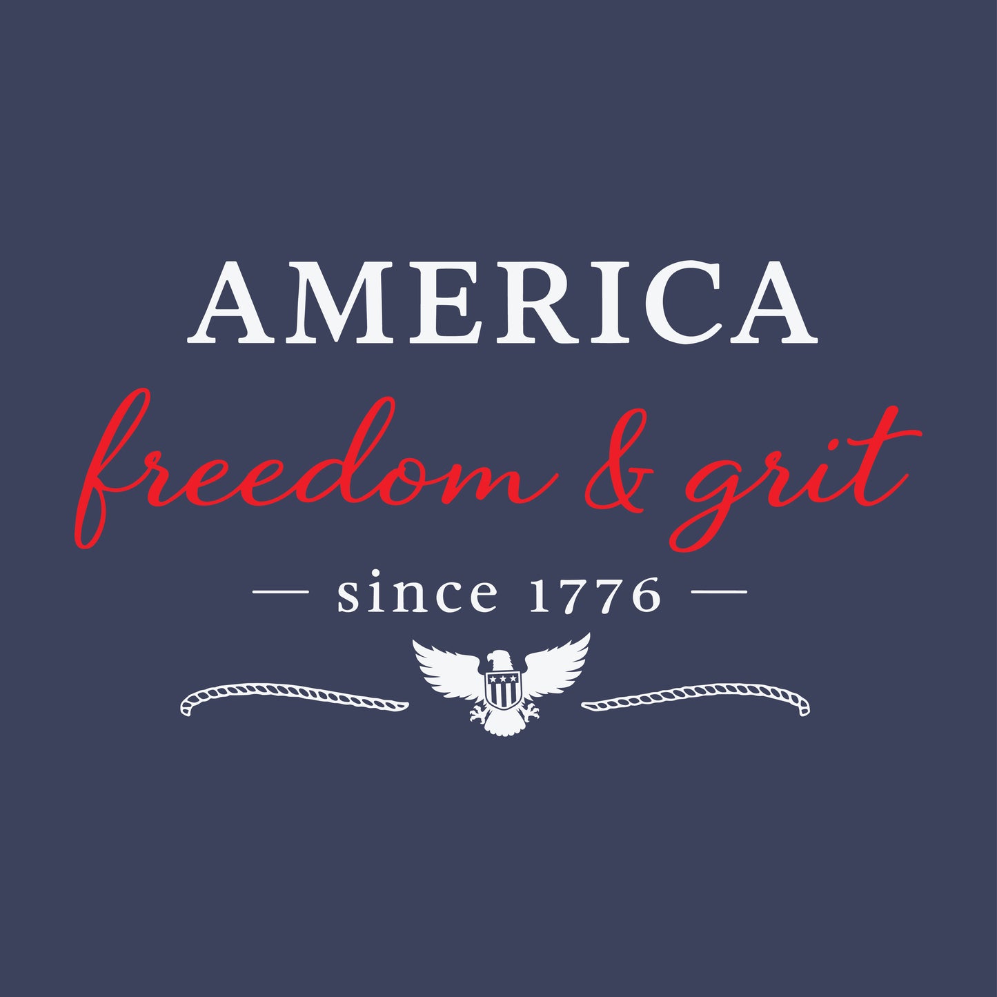 America Freedom & Grit Since 1776 Women's Cropped Retro Jersey