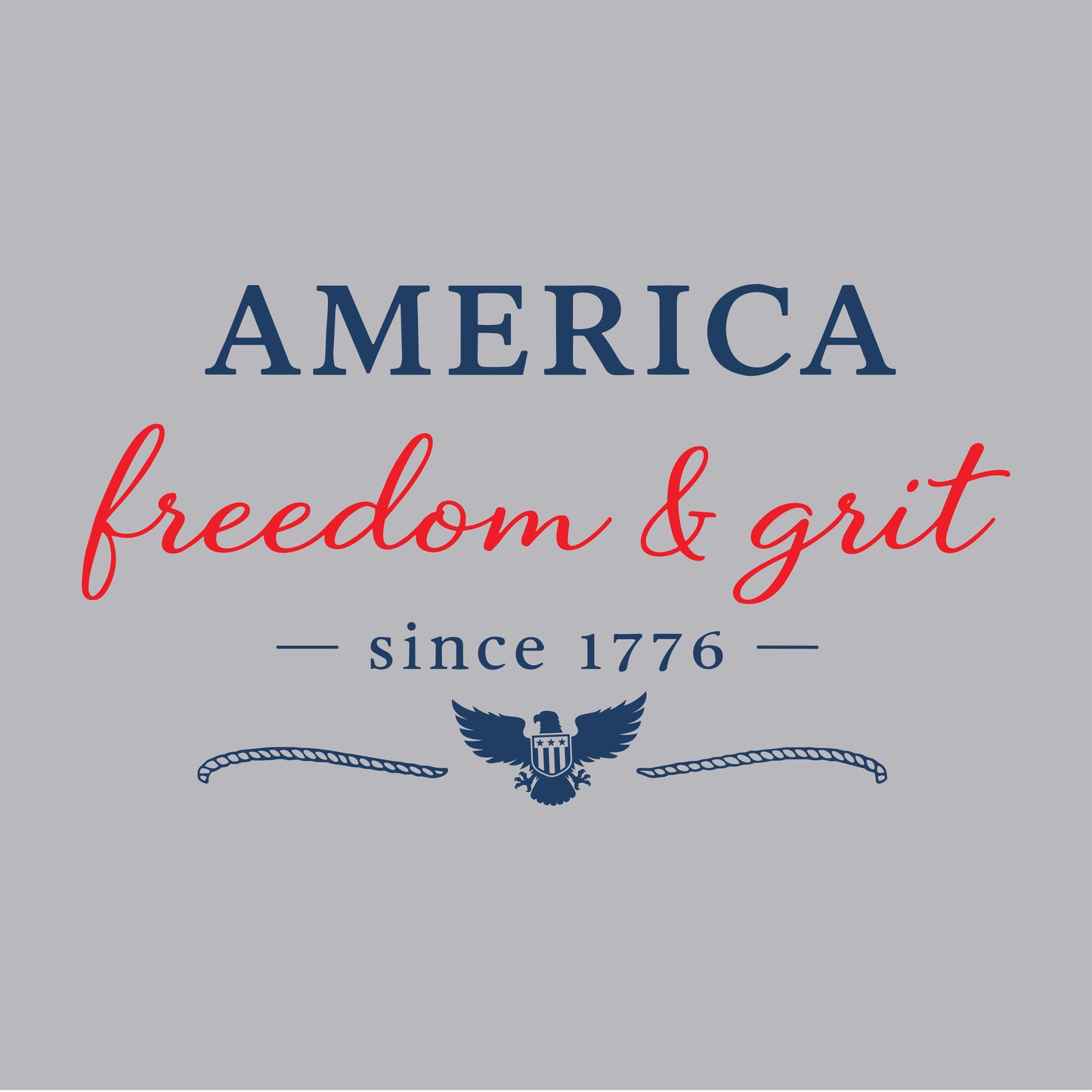 America Freedom & Grit Since 1776 Women's Cropped Retro Jersey