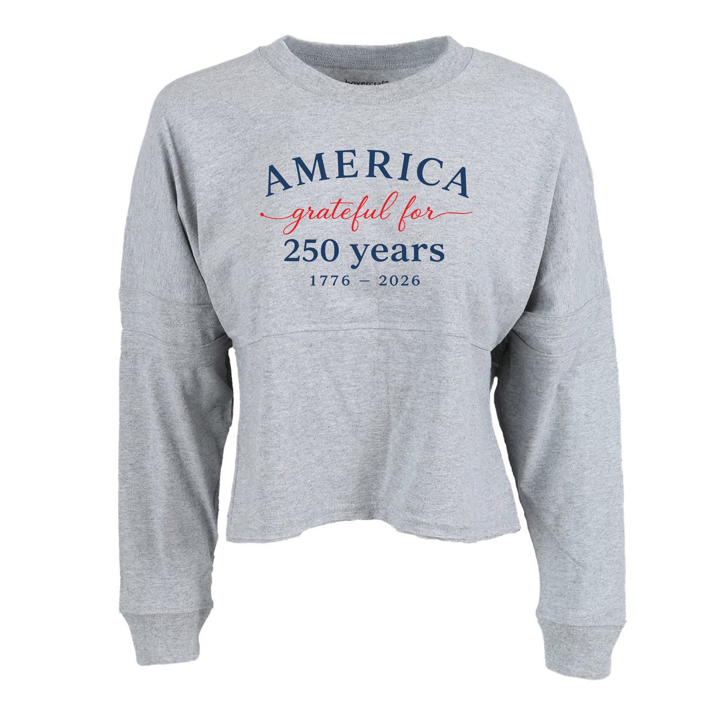 Grateful for 250 Years - Women's Cropped Retro Jersey