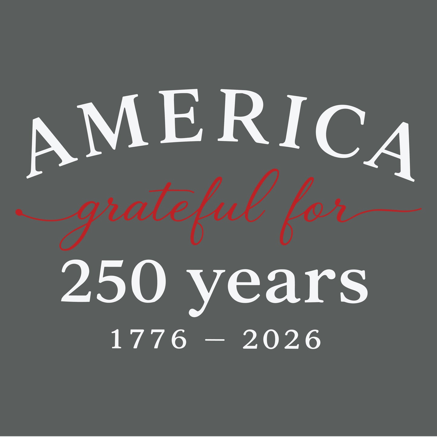 America Grateful for 250 Years Women's Racerback Crop Tank