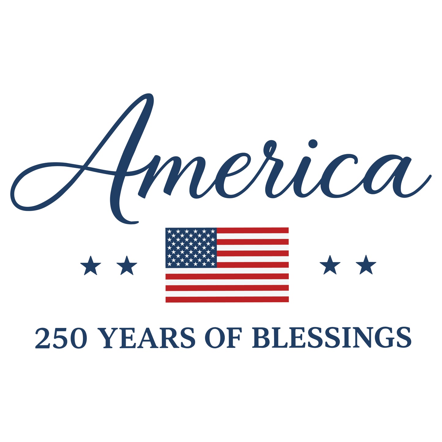 America 250 Years of Blessings Women's Racerback Crop Tank