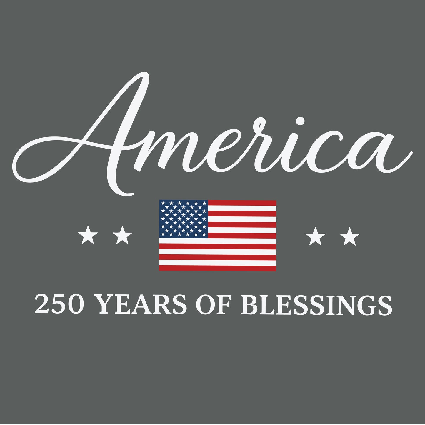 America 250 Years of Blessings Women's Racerback Crop Tank