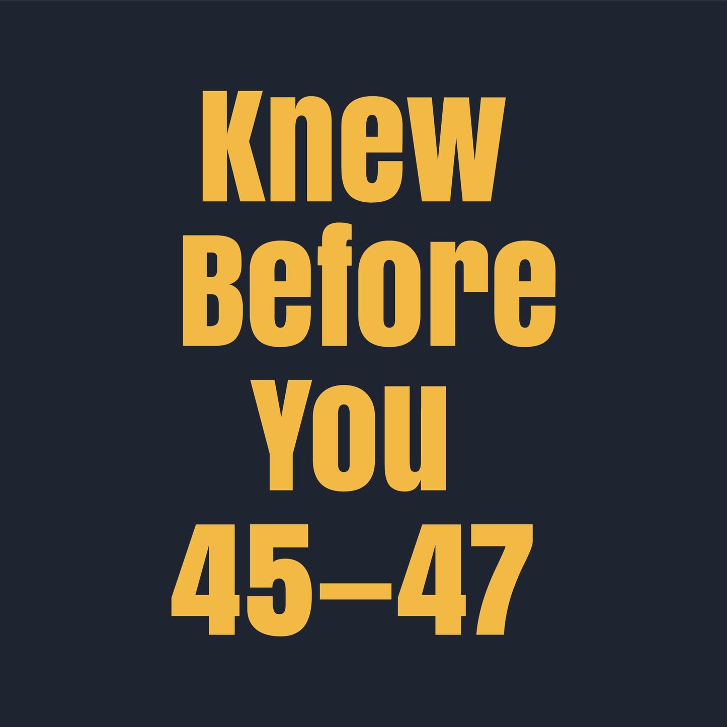 “Knew Before You” – Escalator Truth Tee