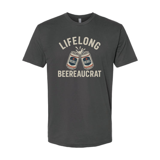 Lifelong Beereaucrat Tee – Rattletrap 1776 Edition