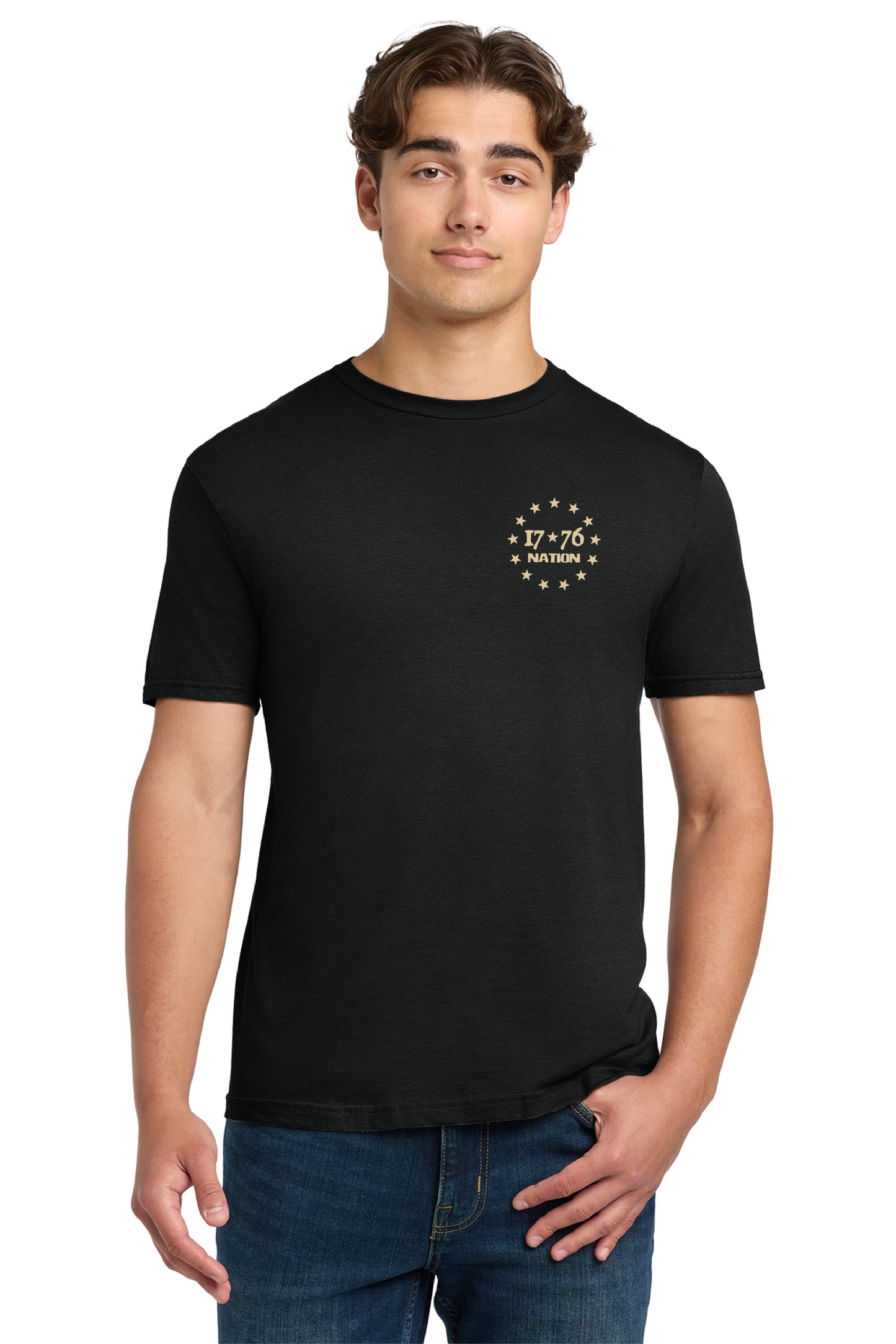 “Proud to Be an American” Tee – Rattletrap 1776 Edition
