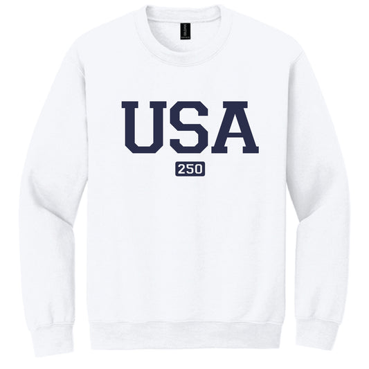 Collegiate USA 250 Tee – Limited Commemorative Crewneck Sweatshirt