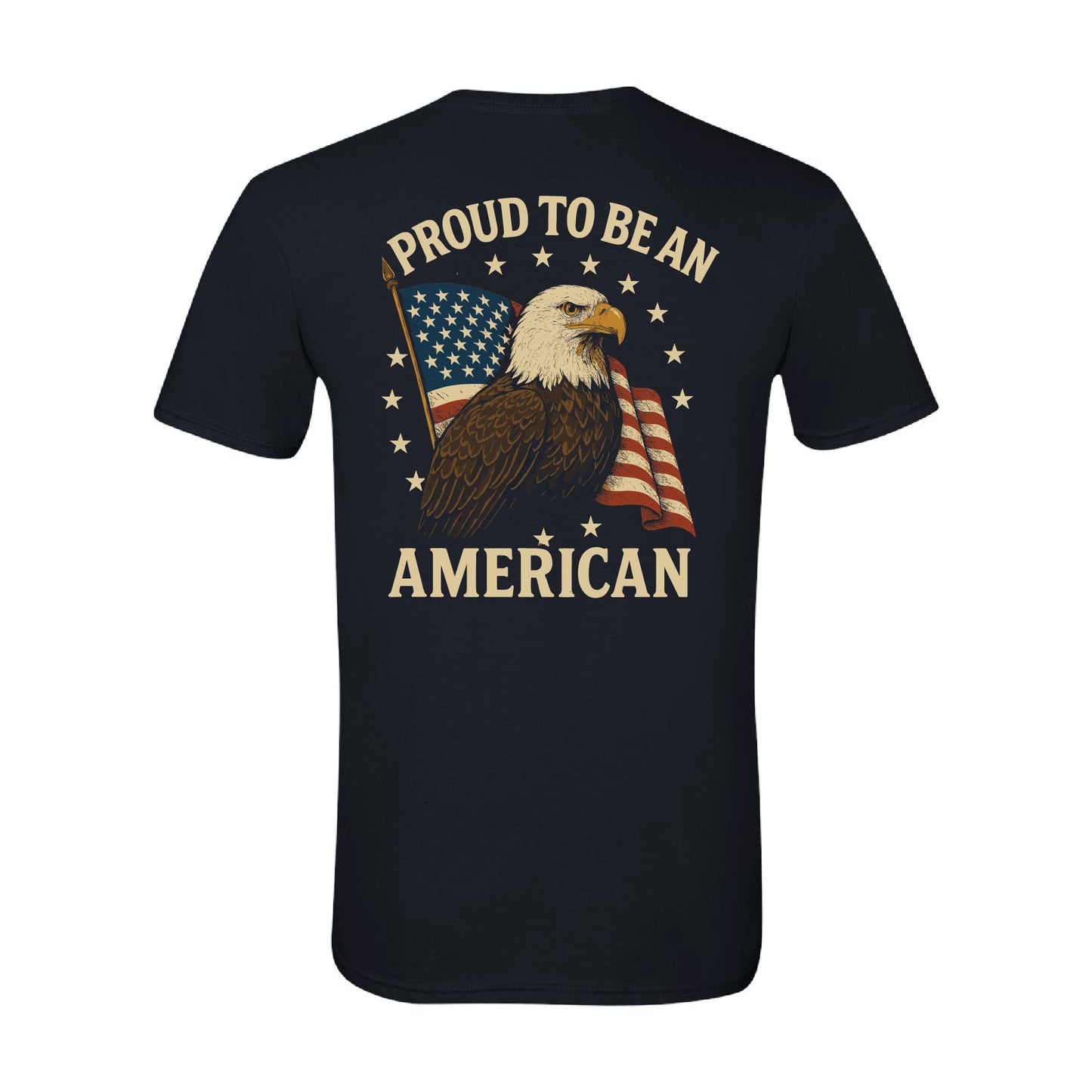 “Proud to Be an American” Tee – Rattletrap 1776 Edition
