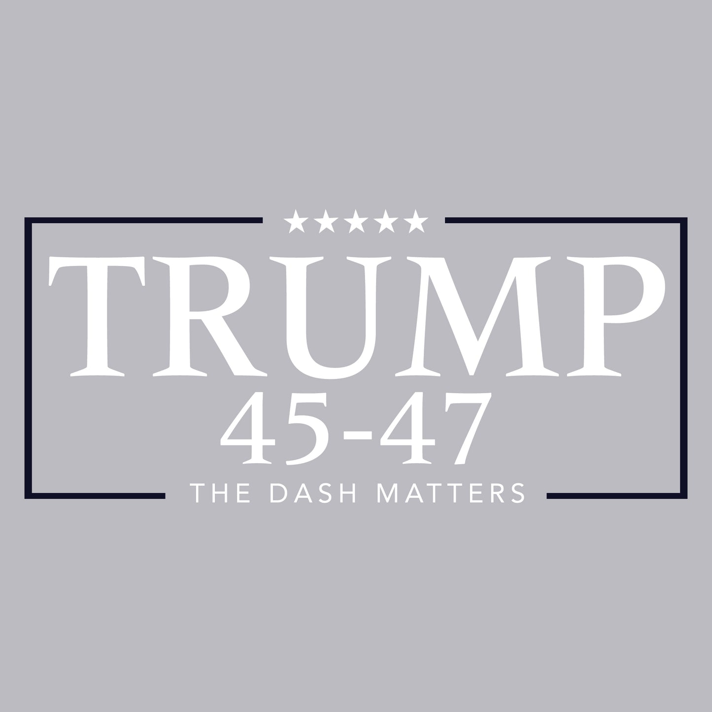 TRUMP - 45-47 - The Dash Matters Collection - Women's Crop Long Sleeve Tee with raw hem
