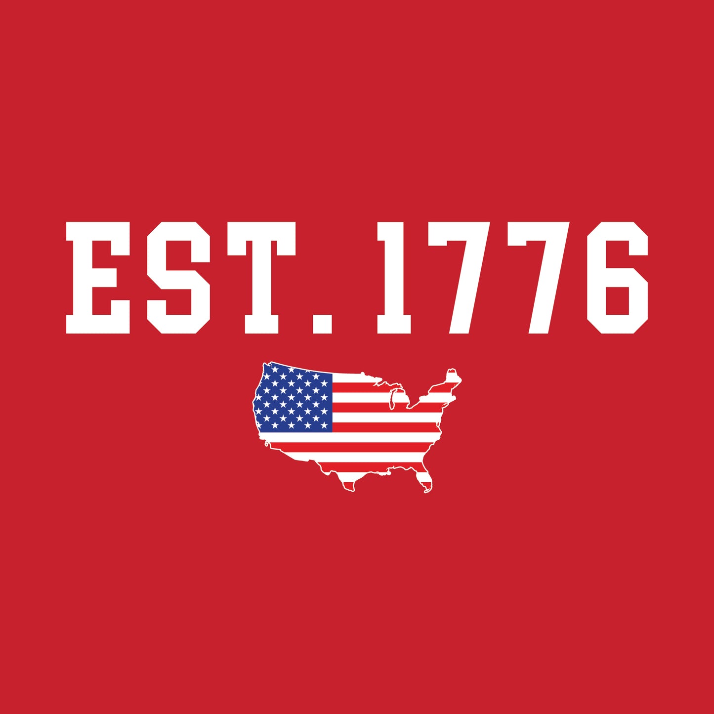 EST. 1776 Women's Racerback Crop Tank