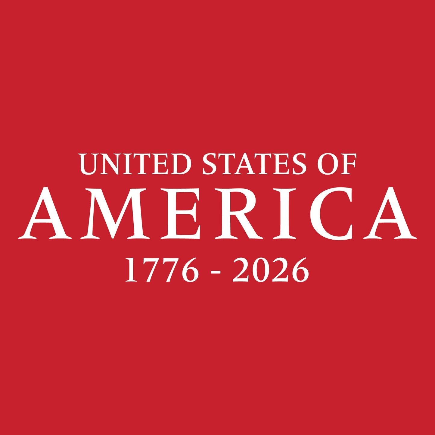United States of America 1776–2026 Tribute Hooded Sweatshirt