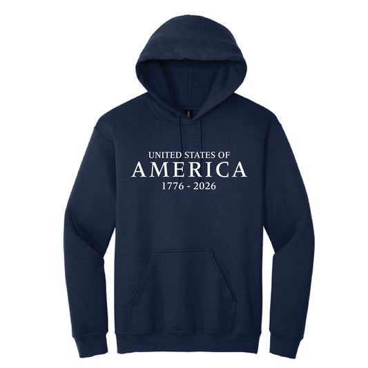 United States of America 1776–2026 Tribute Hooded Sweatshirt