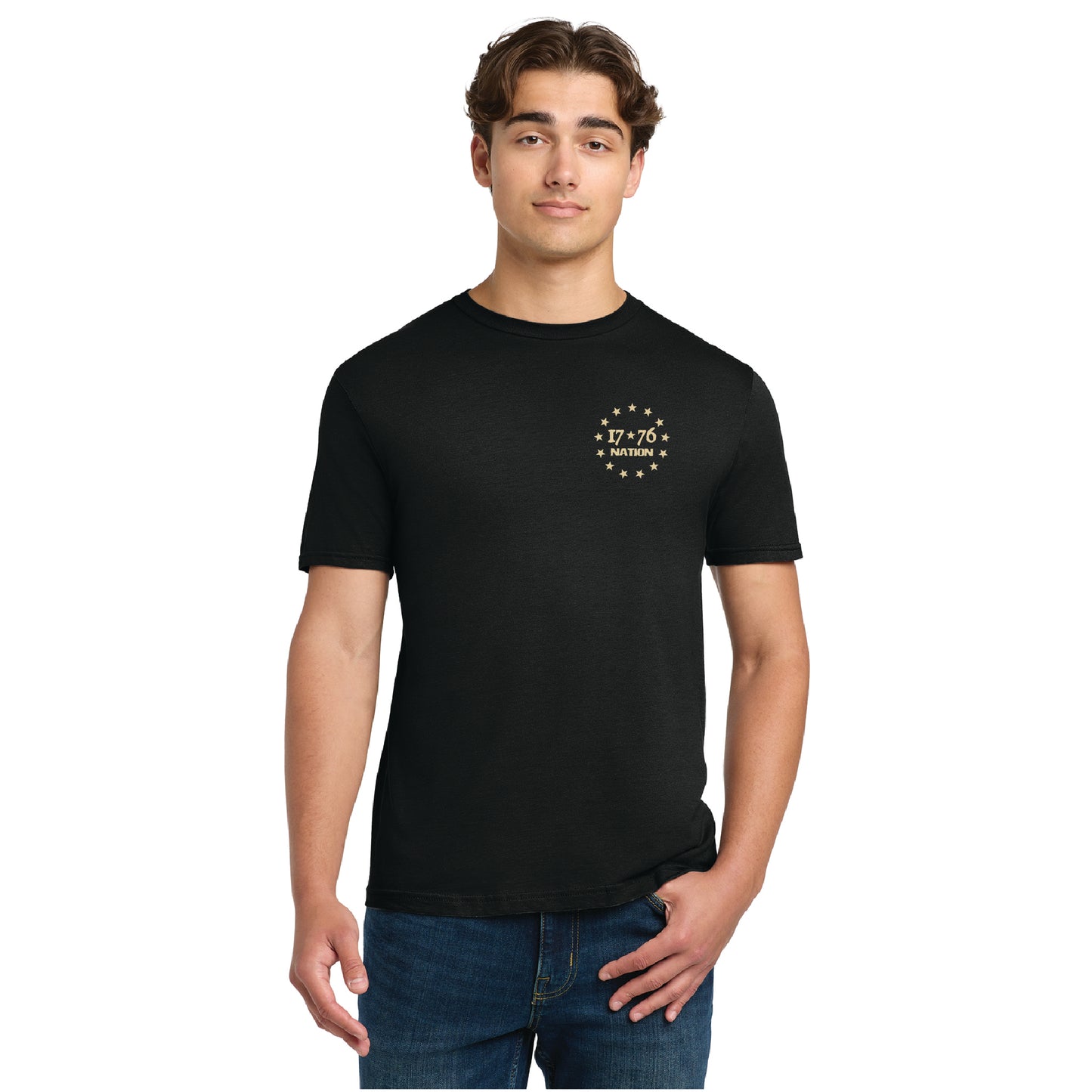“Proud to Be an American” Tee – Rattletrap 1776 Edition