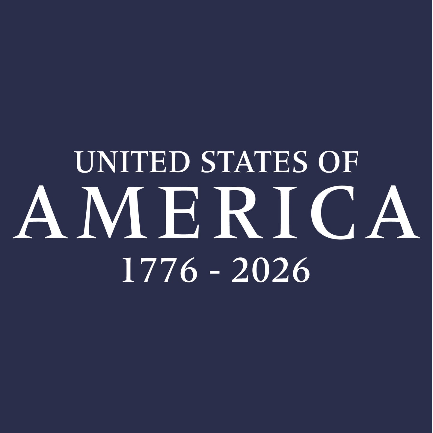 United States of America 1776–2026 Tribute Tee