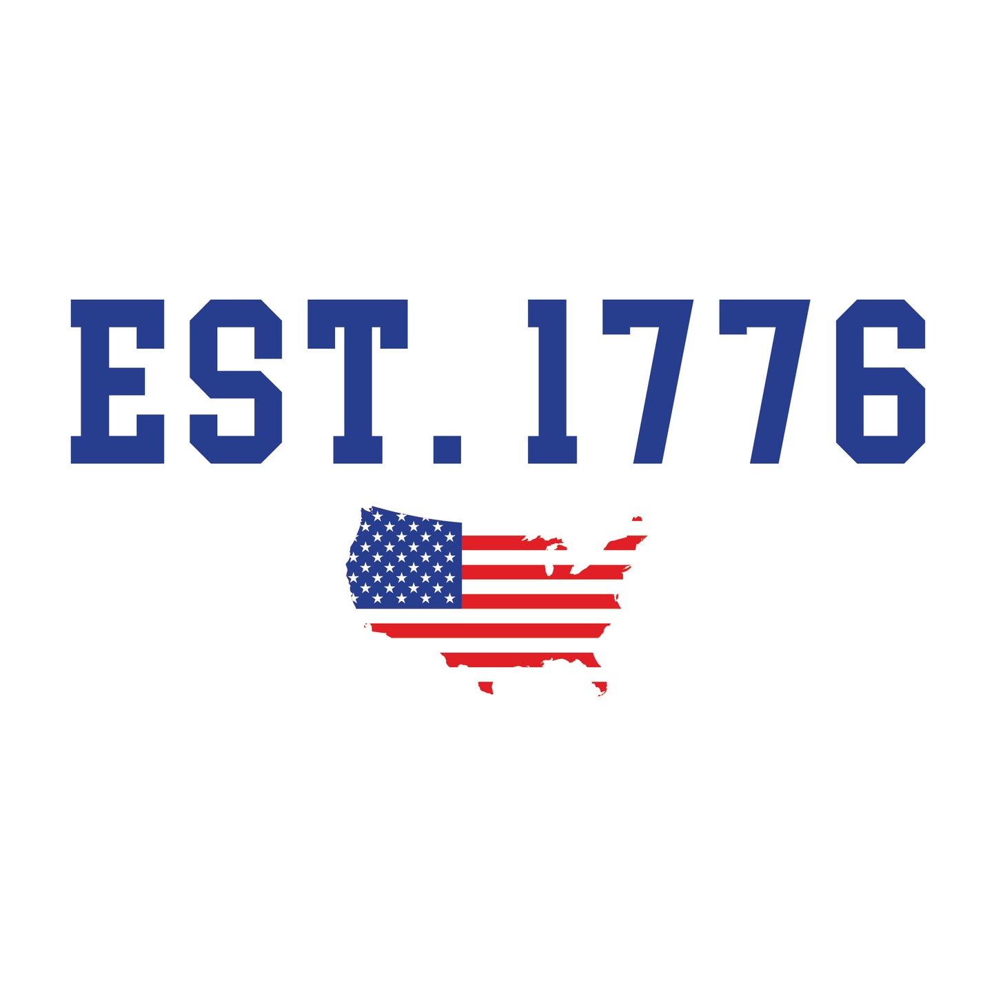EST. 1776 Women's Racerback Crop Tank