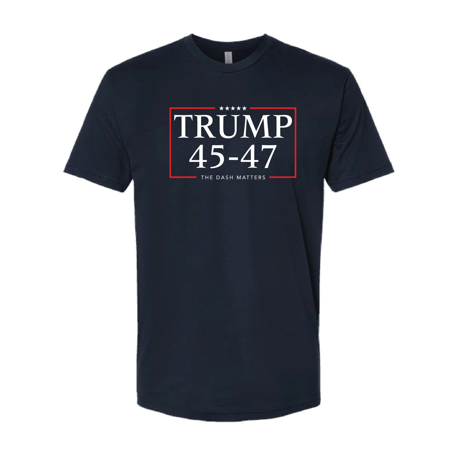 TRUMP 45-47 "The Dash Matters" Graphic T-shirt - NAVY