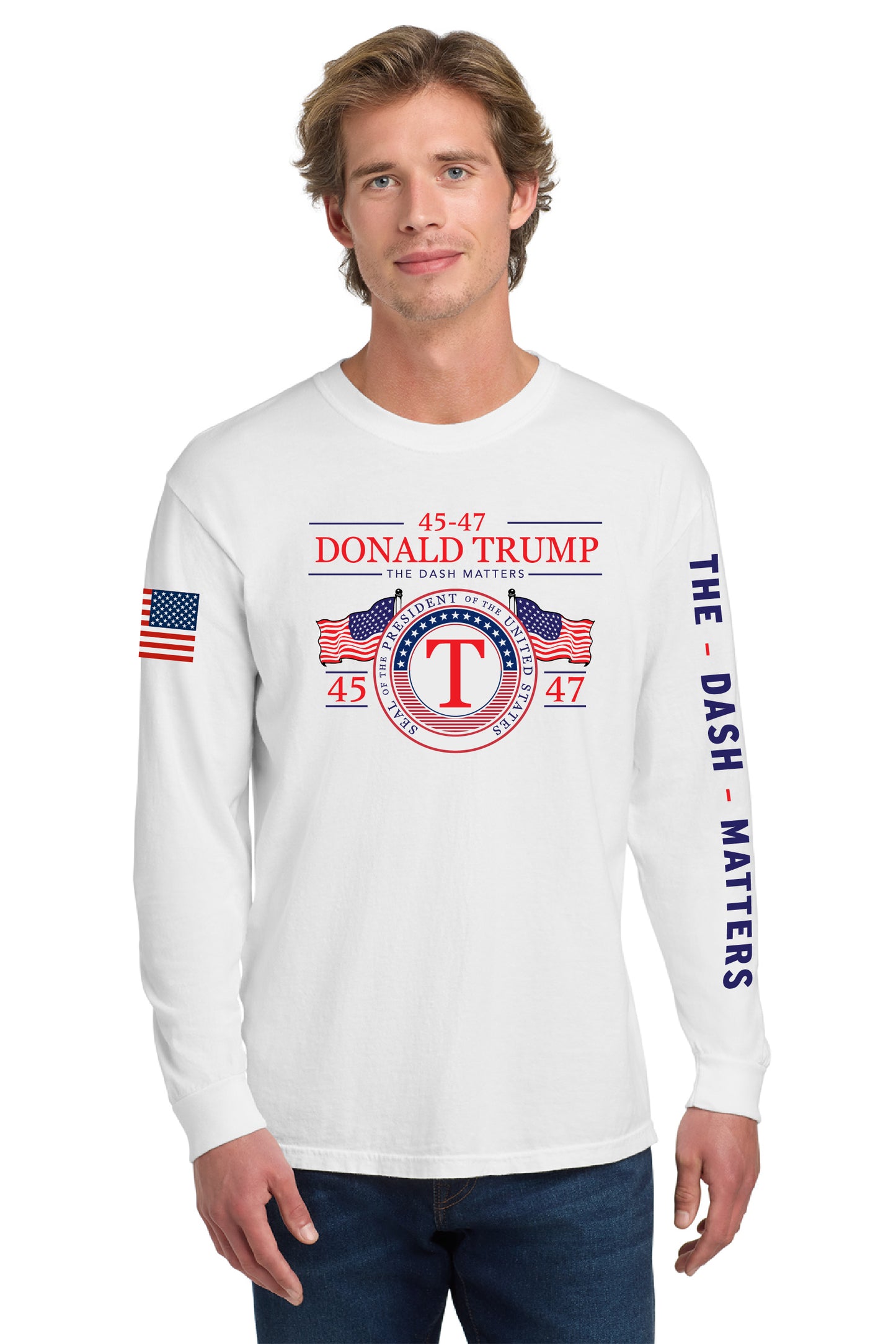 The Dash Matters Presidential Seal Long Sleeve T-Shirt