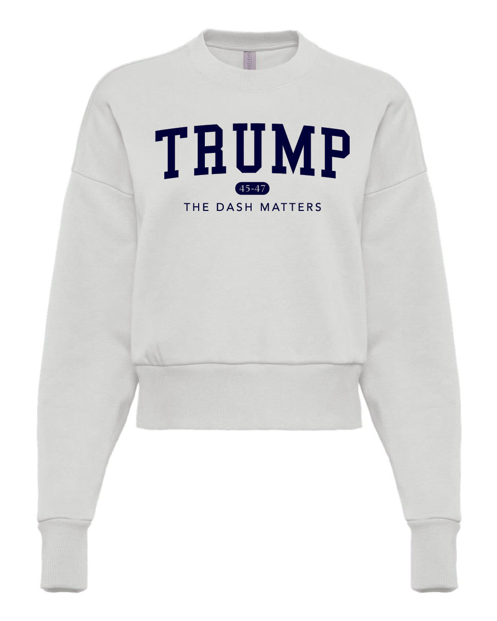 TRUMP 45-47 Alumni Collection - Women's Heavyweight Crewneck Sweatshirt