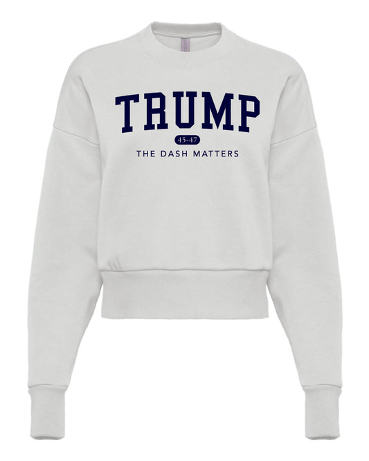 TRUMP 45-47 Alumni Collection - Women's Heavyweight Crewneck Sweatshirt