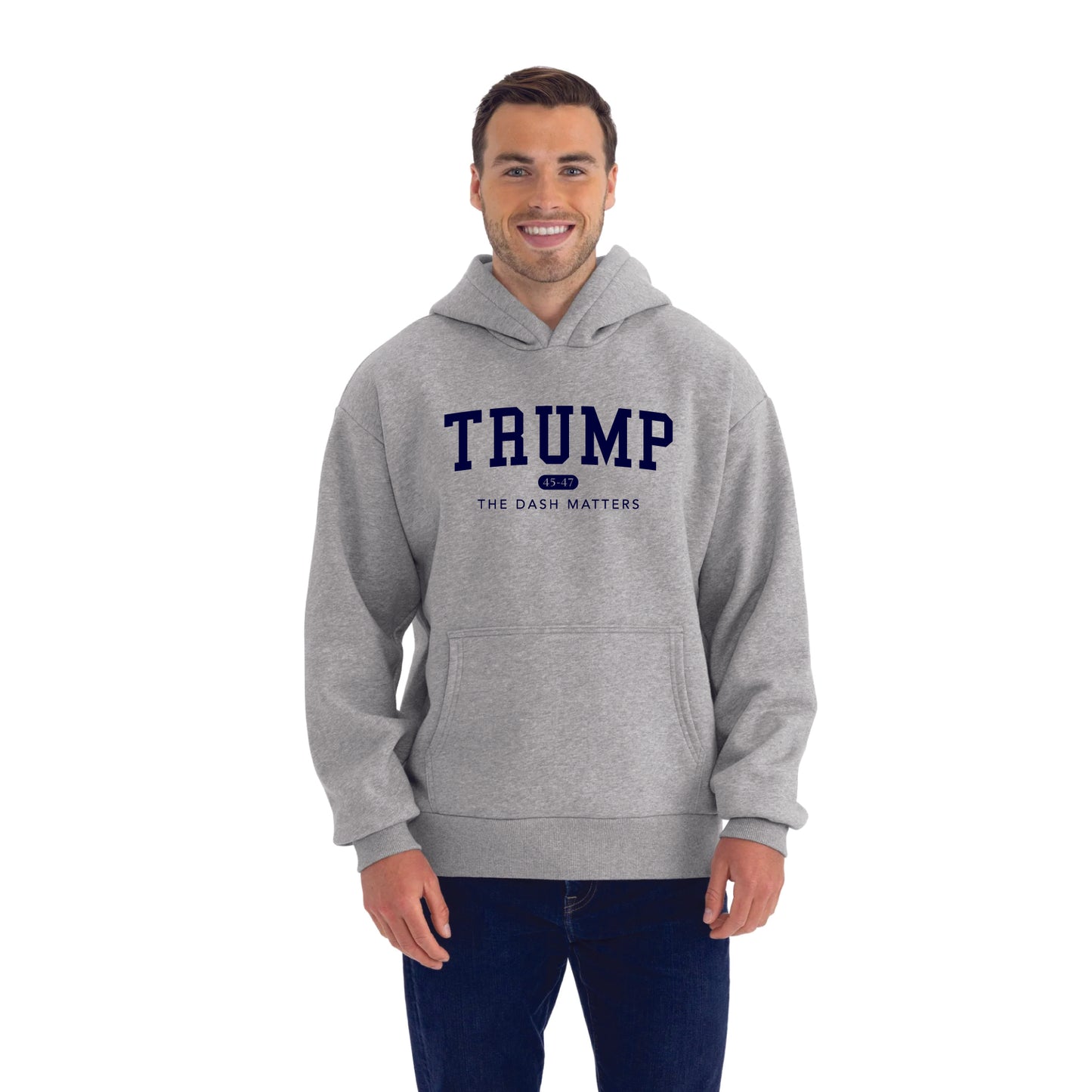 TRUMP 45-47 Alumni Collection - Mens 10 oz. Heavyweight Fleece Hoodie