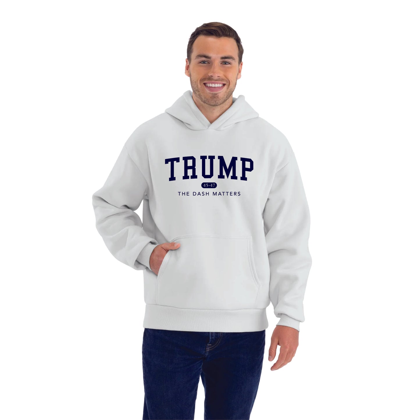 TRUMP 45-47 Alumni Collection - Mens 10 oz. Heavyweight Fleece Hoodie