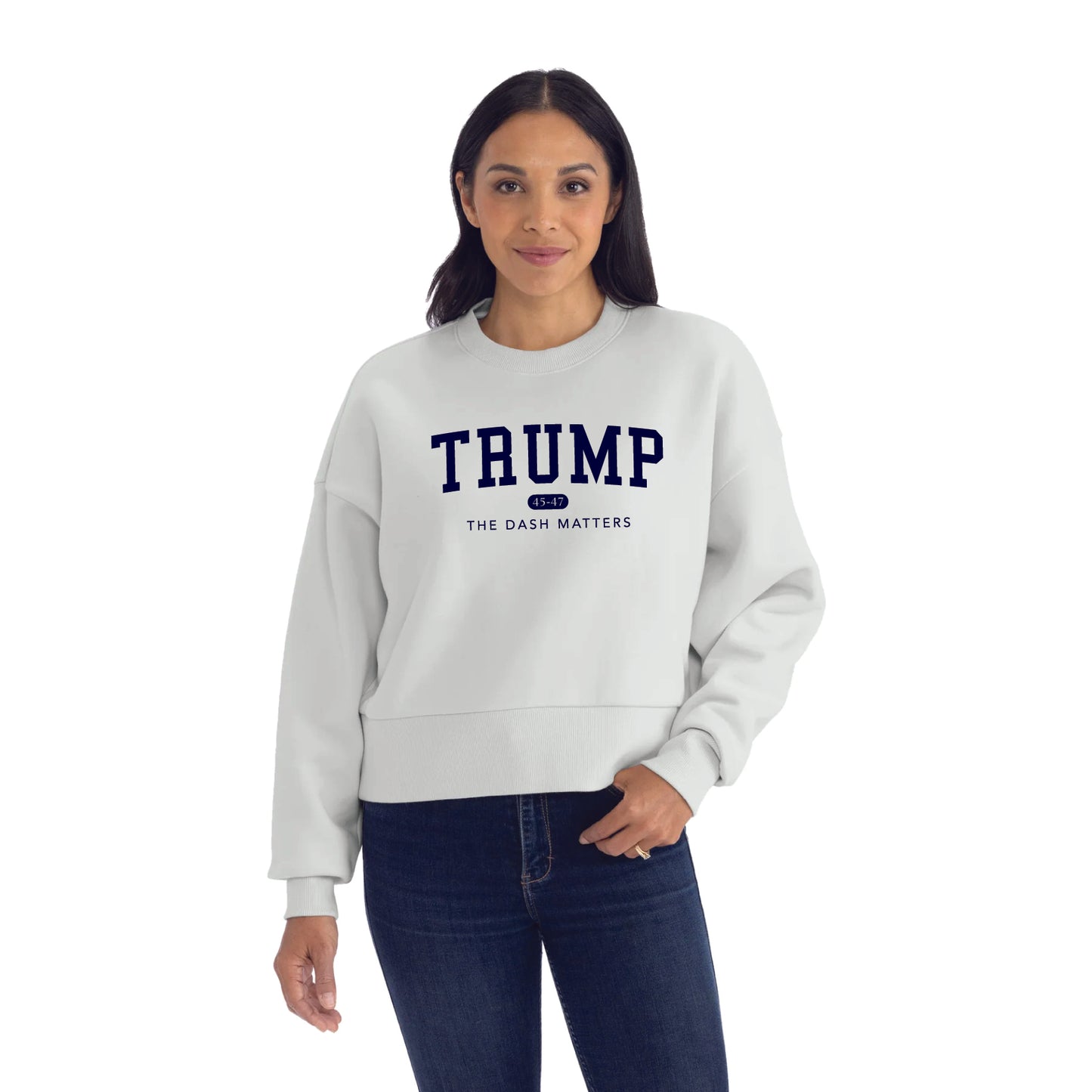 TRUMP 45-47 Alumni Collection - Women's Heavyweight Crewneck Sweatshirt